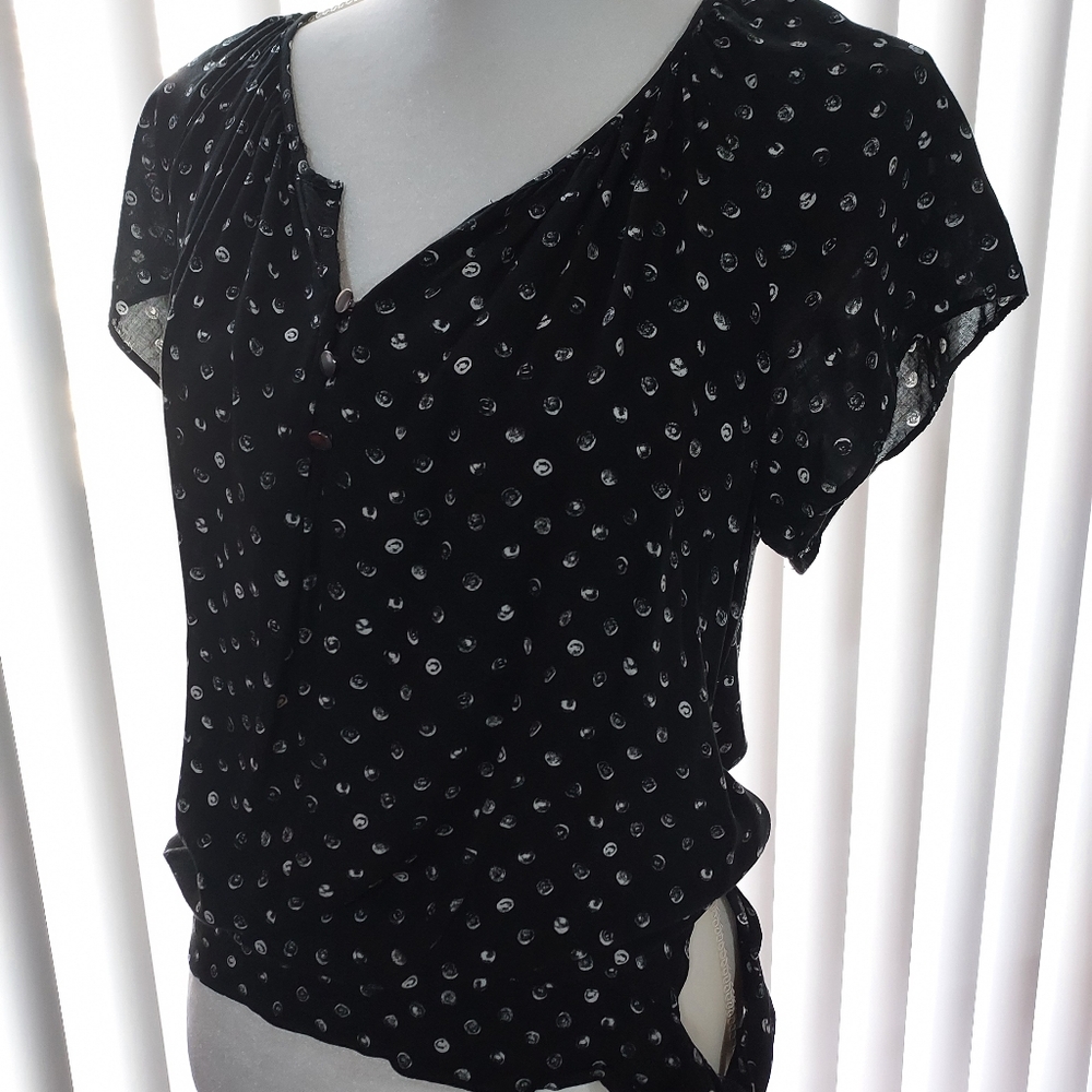 Apt 9 Capped Sleeve Top PL